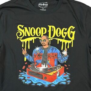 Snoop Dog Dog Supply T-Shirt Mens Size L Black Short Sleeve‎